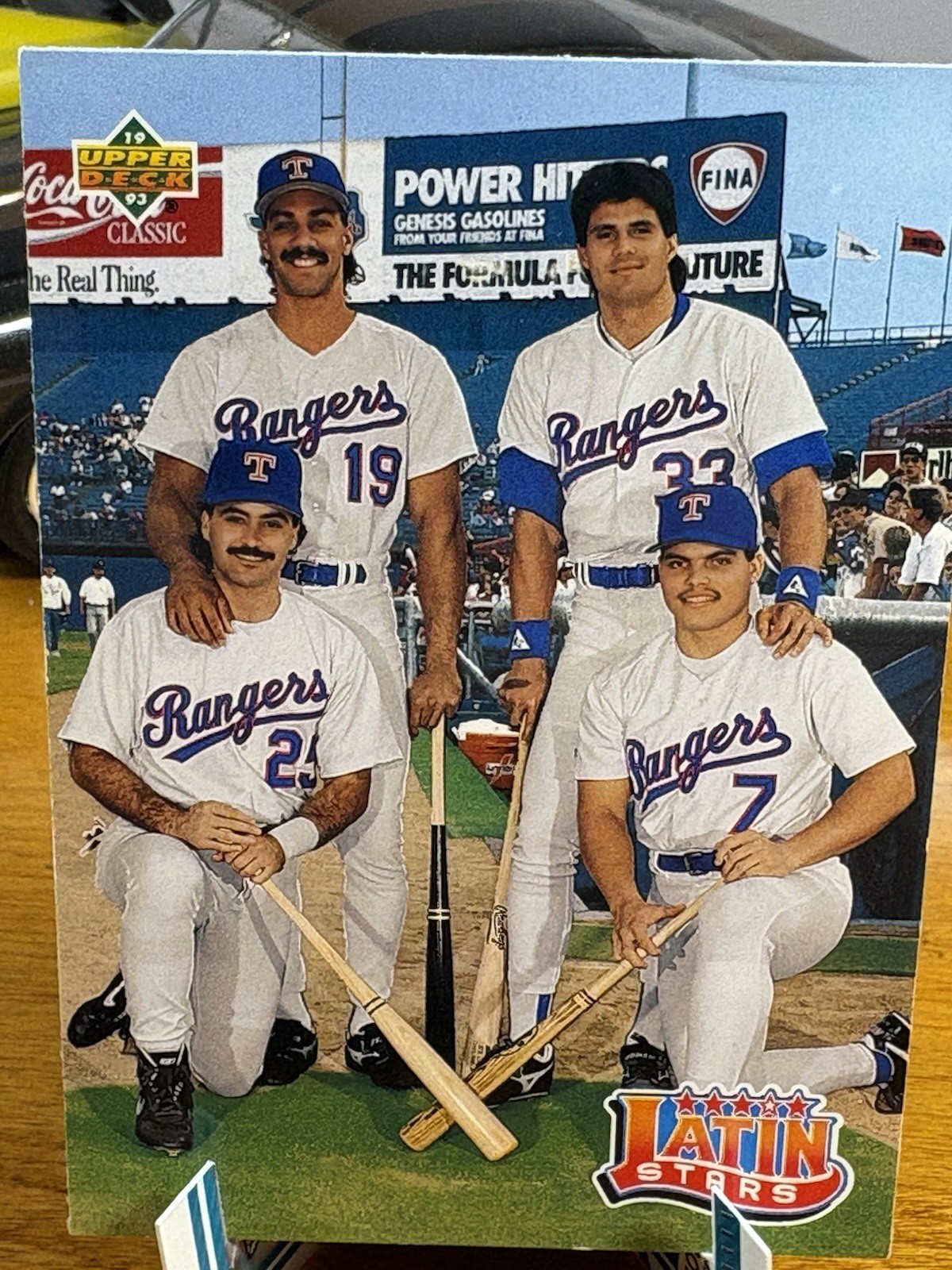 1993 Upper Deck Latin Stars #52 Gonzalez / Canseco / Palmeiro / Rodriguez