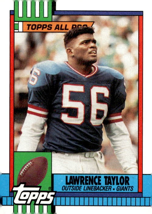 Lawrence Taylor 1990 Topps Football – #52 – New York Giants