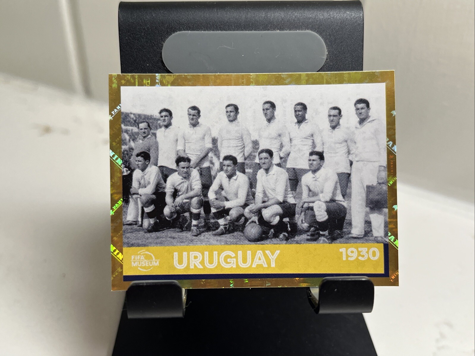 2022 Panini Qatar World Cup Sticker – URUGUAY 1930 – Gold Foil Parallel