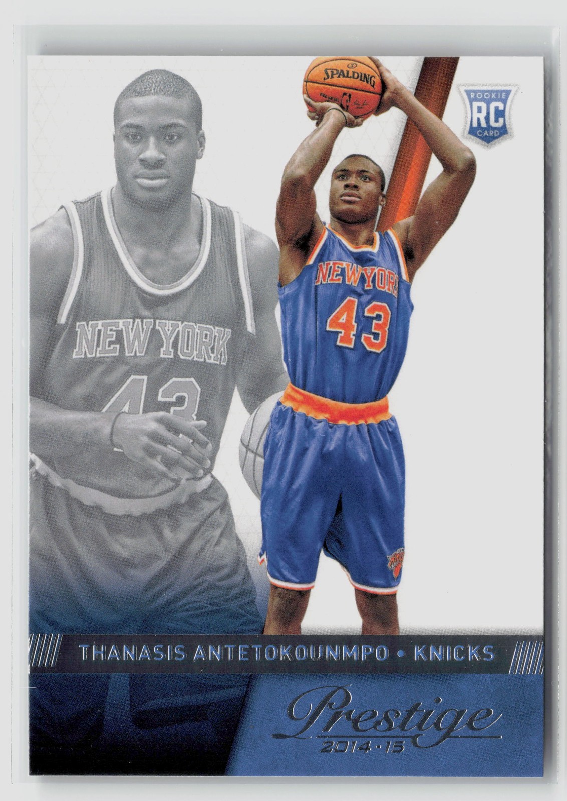 Thanasis Antetokounmpo #197 2014-15 Panini Prestige Rookie Rc Knicks