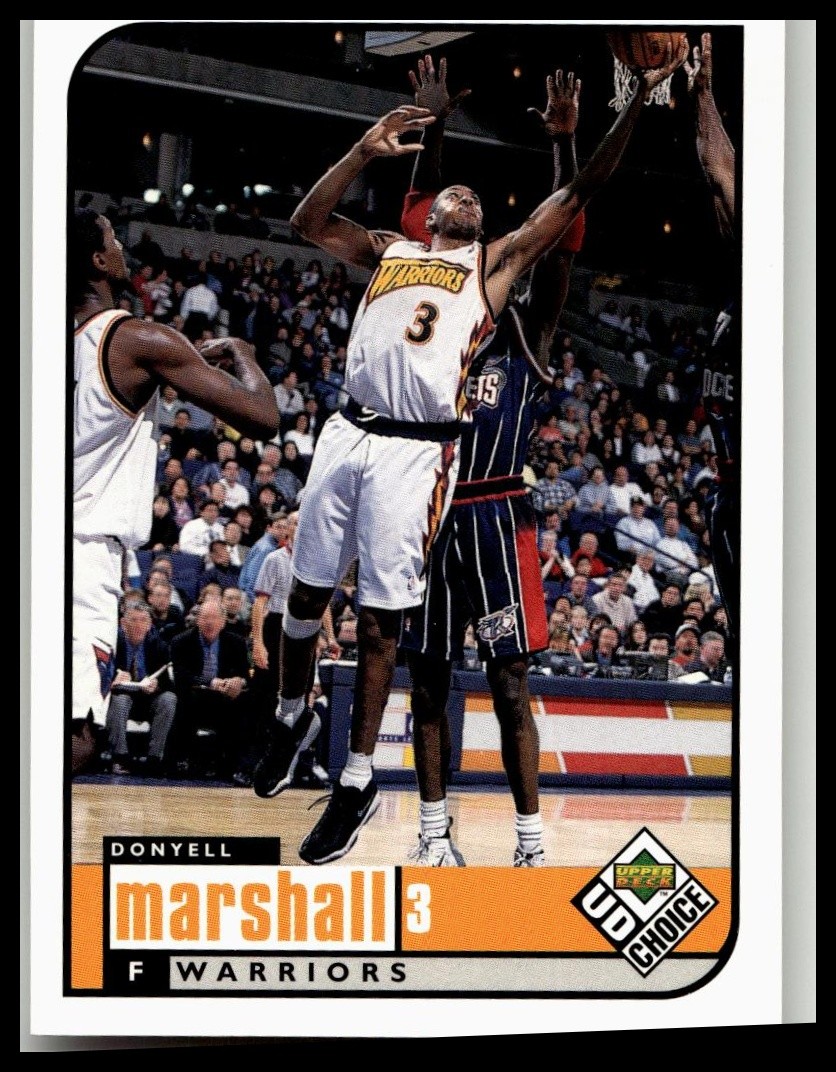 1998-99 UD Choice #48 Donyell Marshall Golden State Warriors