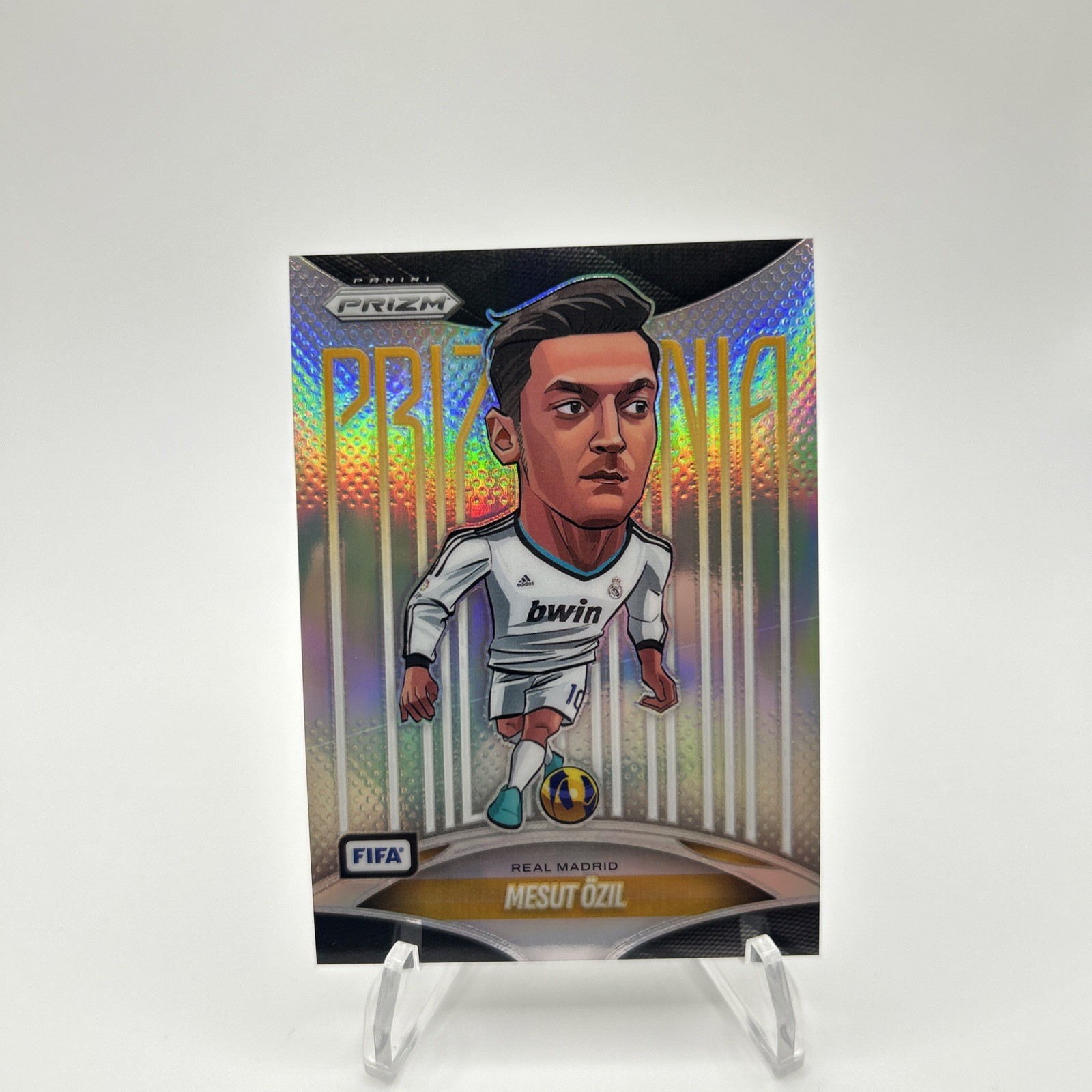 2025-26 Panini Prizm Prizmania Insert – Mesut Ozil #8 Real Madrid Case Hit