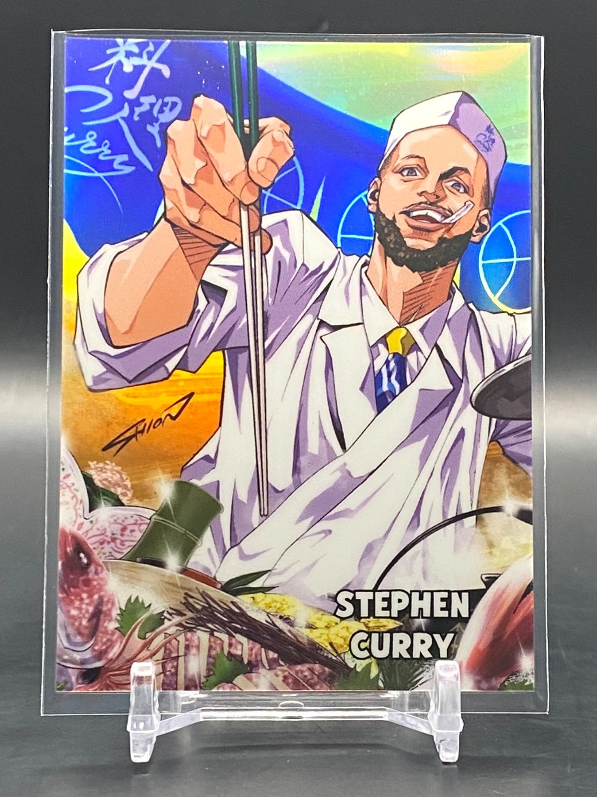 Stephen Curry 2026 Leaf Anime Nation Chef Curry #OVA-9 Golden State Warriors