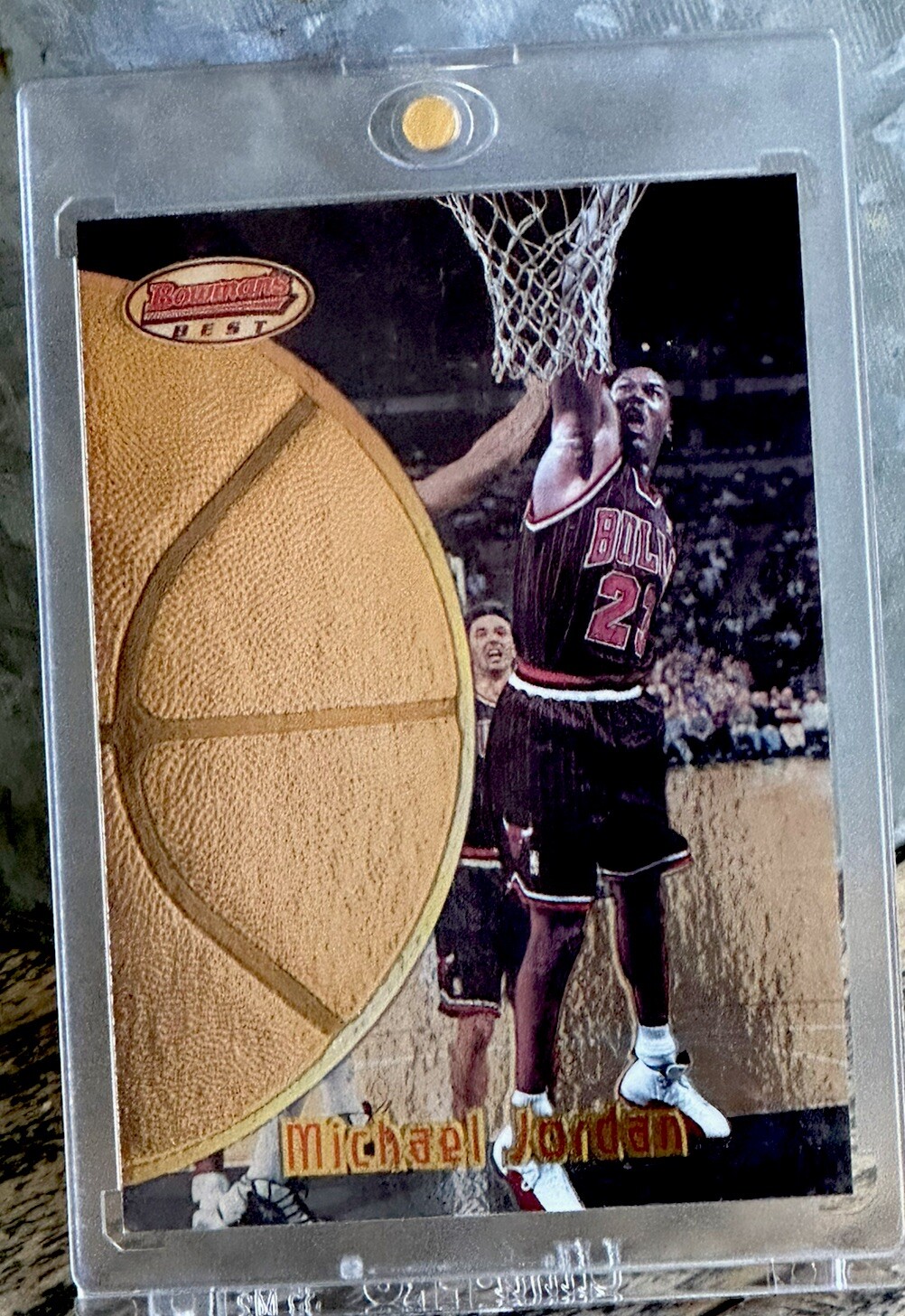 Michael Jordan Card TOPPS 90’s INSERT GOLD HOLO FOIL RARE 🔥 BULLS JERSEY #23