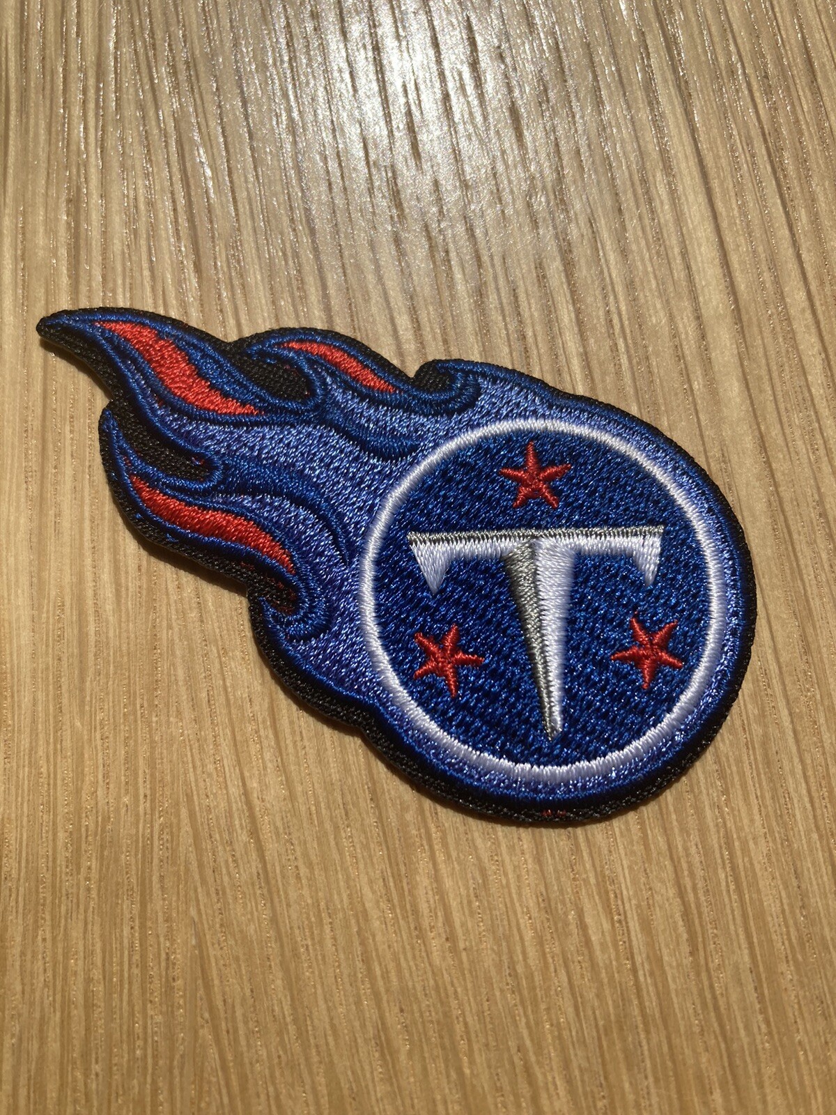 Tennessee Titans Embroidered Iron On Patch Great For Jackets & Hats NFL Titan T