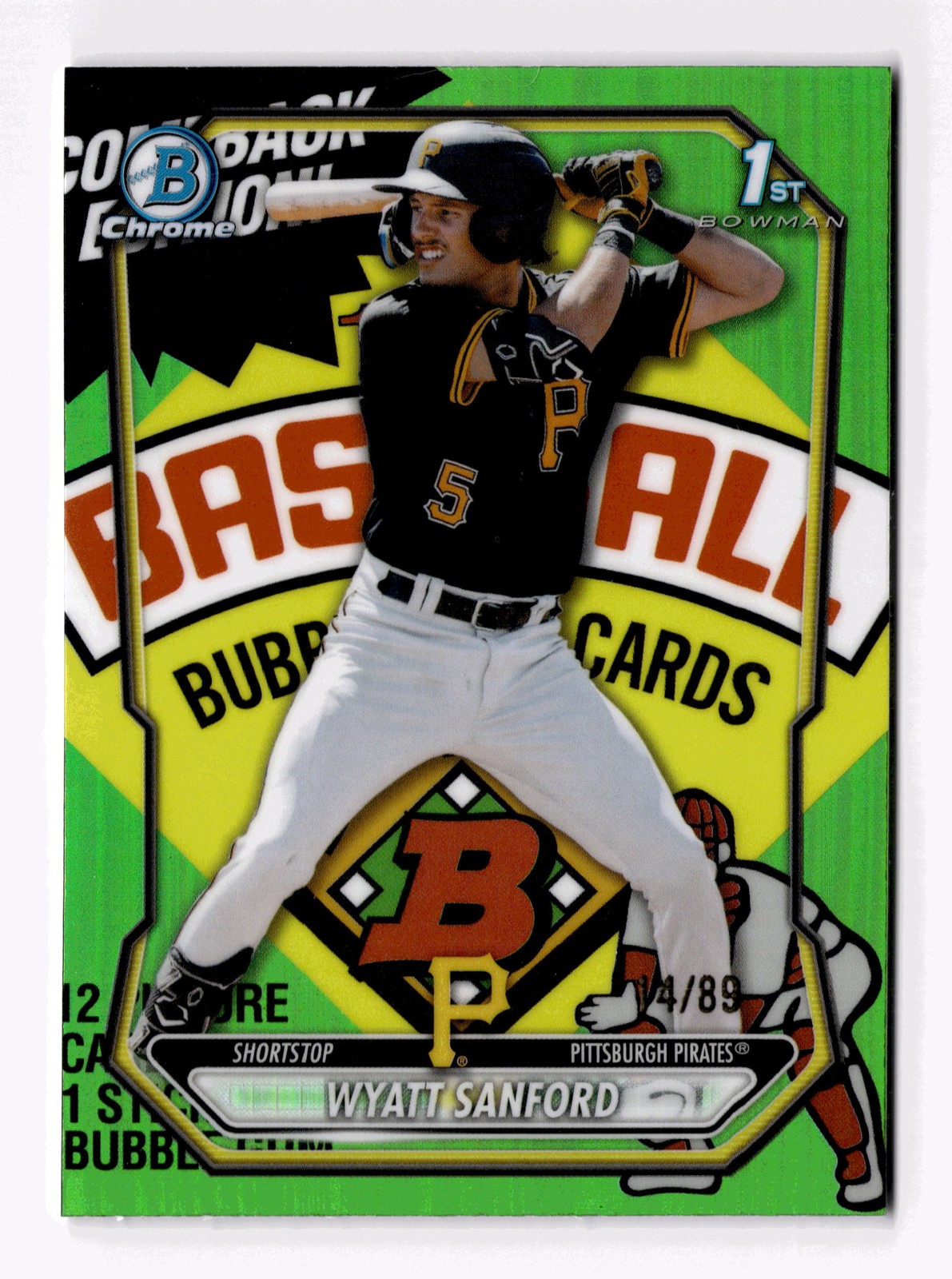 2026 Bowman #BCP-66 Wyatt Sanford Chrome 1st Prospects PackFractor #/89