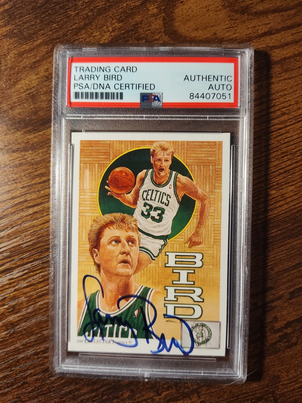 1991 Nba Properties #77 Larry Bird Auto PSA/DNA