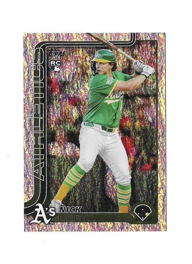 2025 Topps Update – Nick Kurtz (RC) – Sand Glitter Parallel SP – #US201