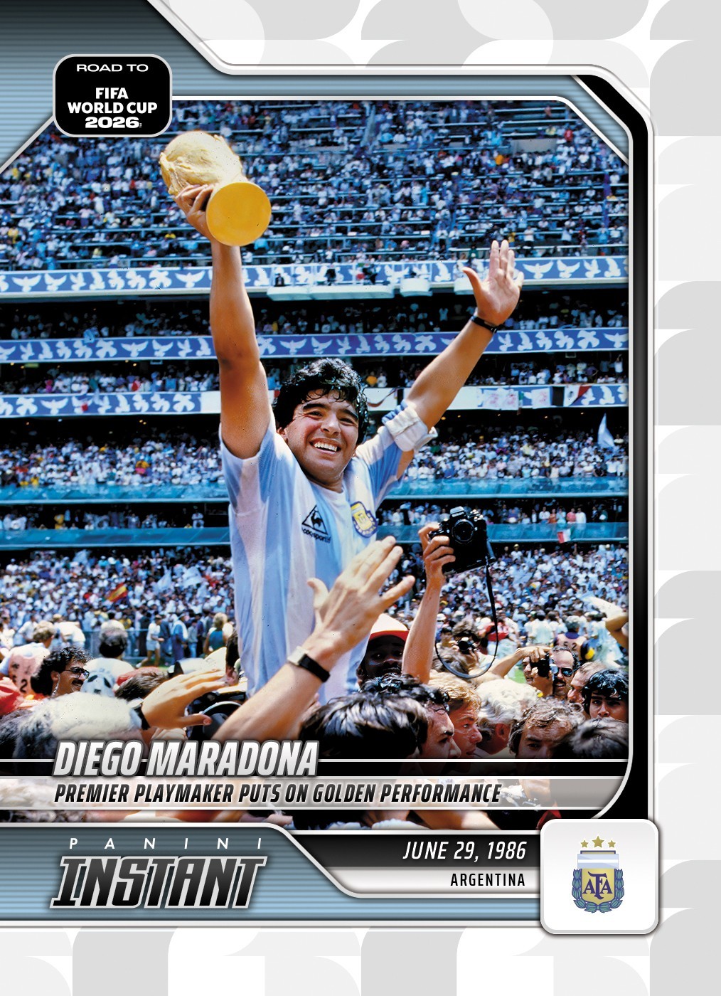 *PRESALE* 2026 Panini Instant Road To FIFA World Cup Diego Maradona #18