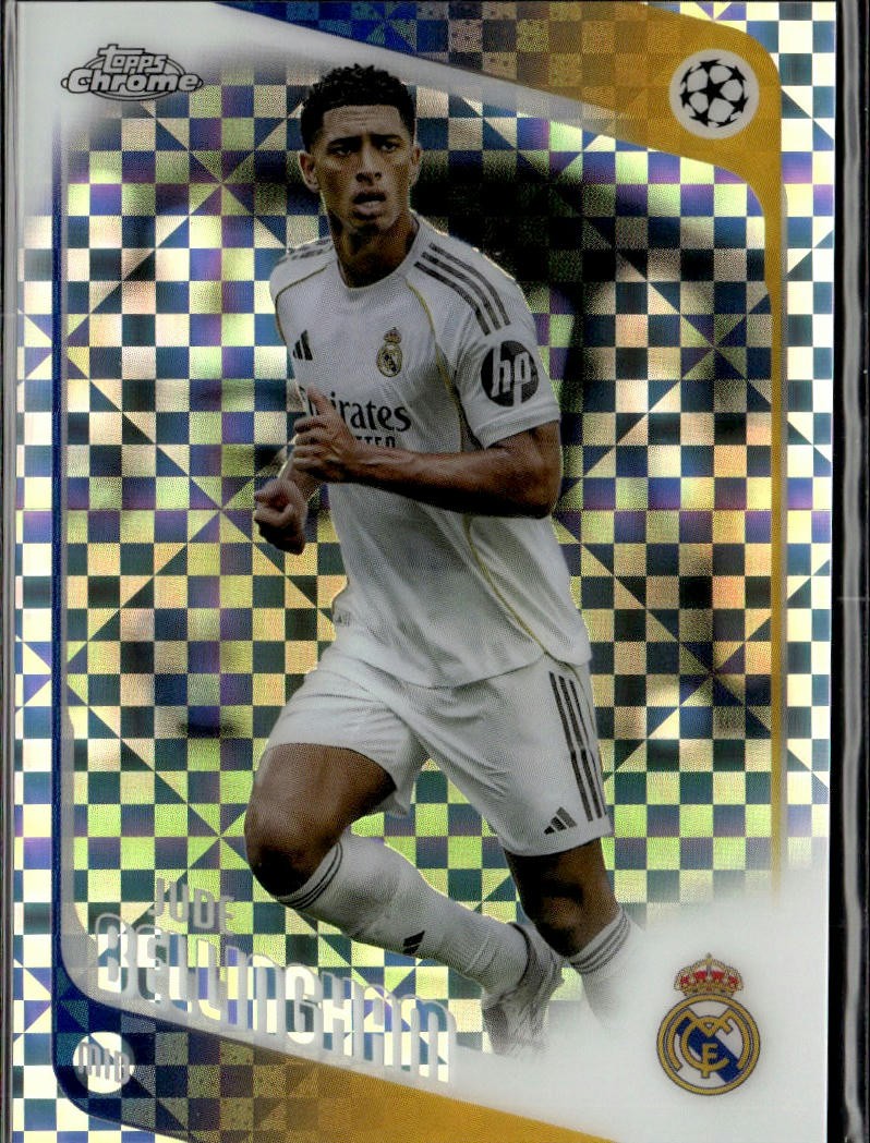 2025-26 Topps Chrome Club Competitions X-Fractor Jude Bellingham