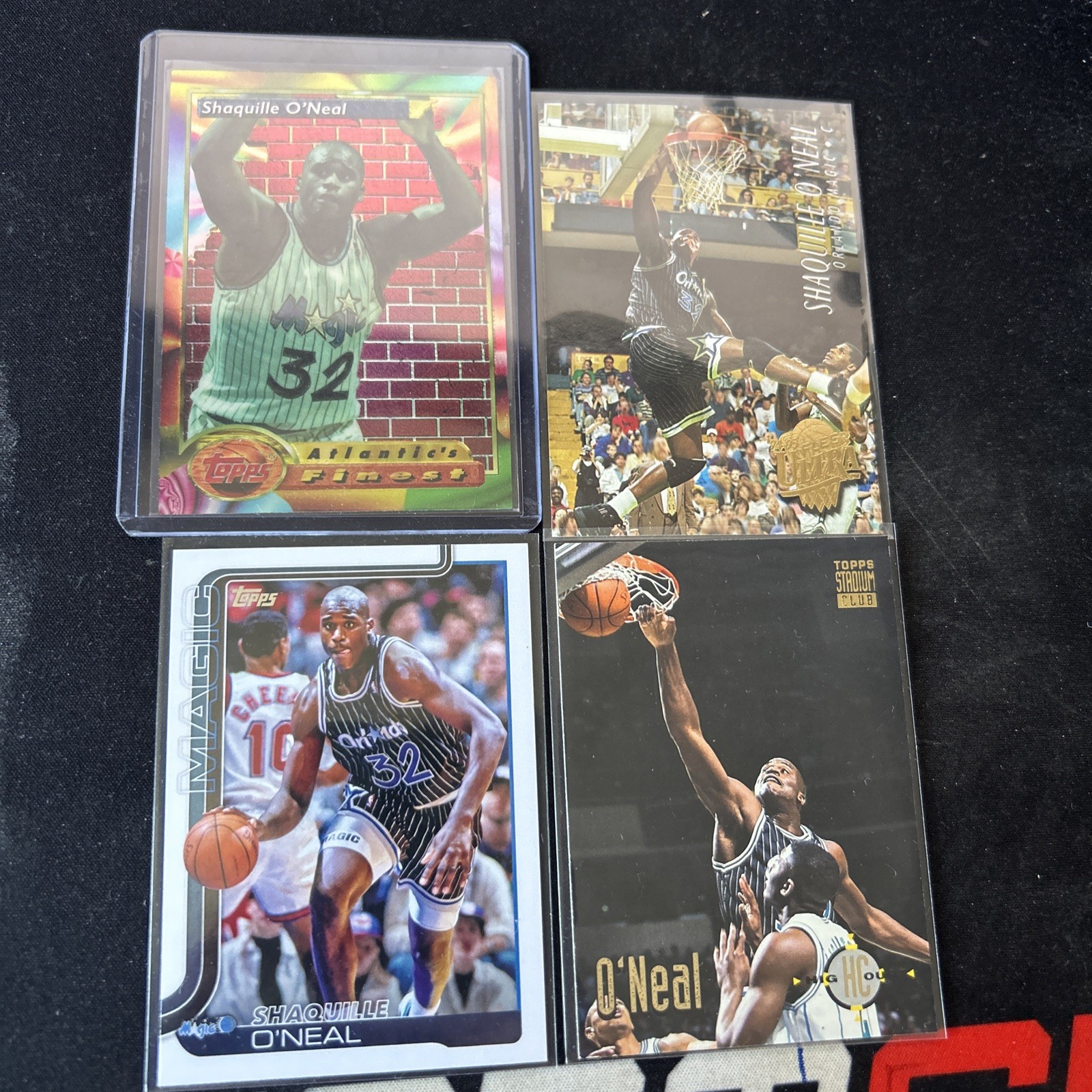 1993-94 Topps Finest Atlantic’s Finest Shaquille O’Neal #99 + 3 other shaq cards