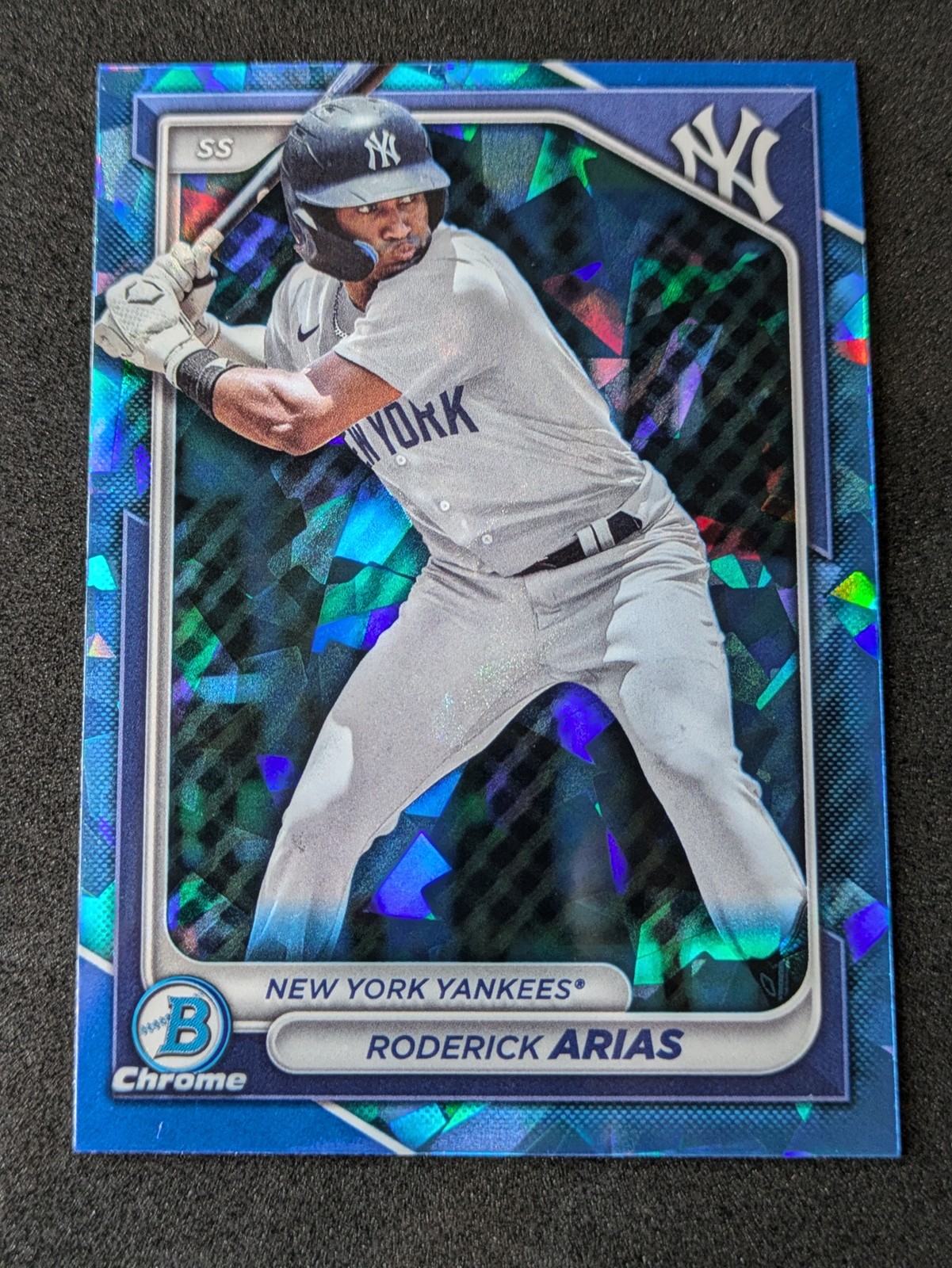 2024 Bowman Sapphire Edition #BCP-100 Roderick Arias New York Yankees Card