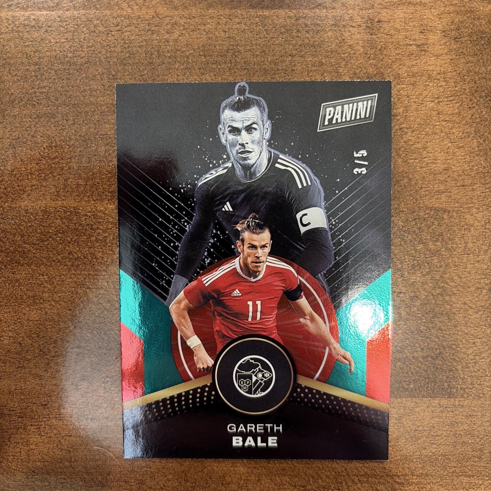 Gareth Bale 2026 Panini Player Of The Day Highlight Red Foil #73 3 /5 Wales
