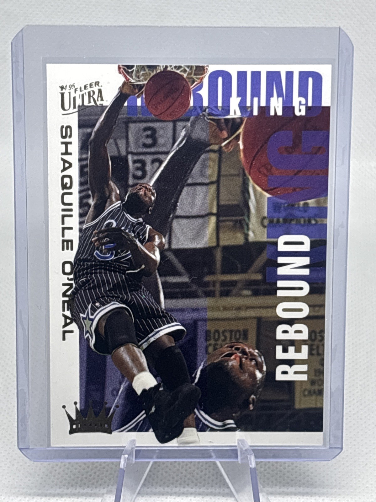 1994-95 Fleer Ultra – Rebound Kings Shaquille O’Neal #7 Magic HOF NM+