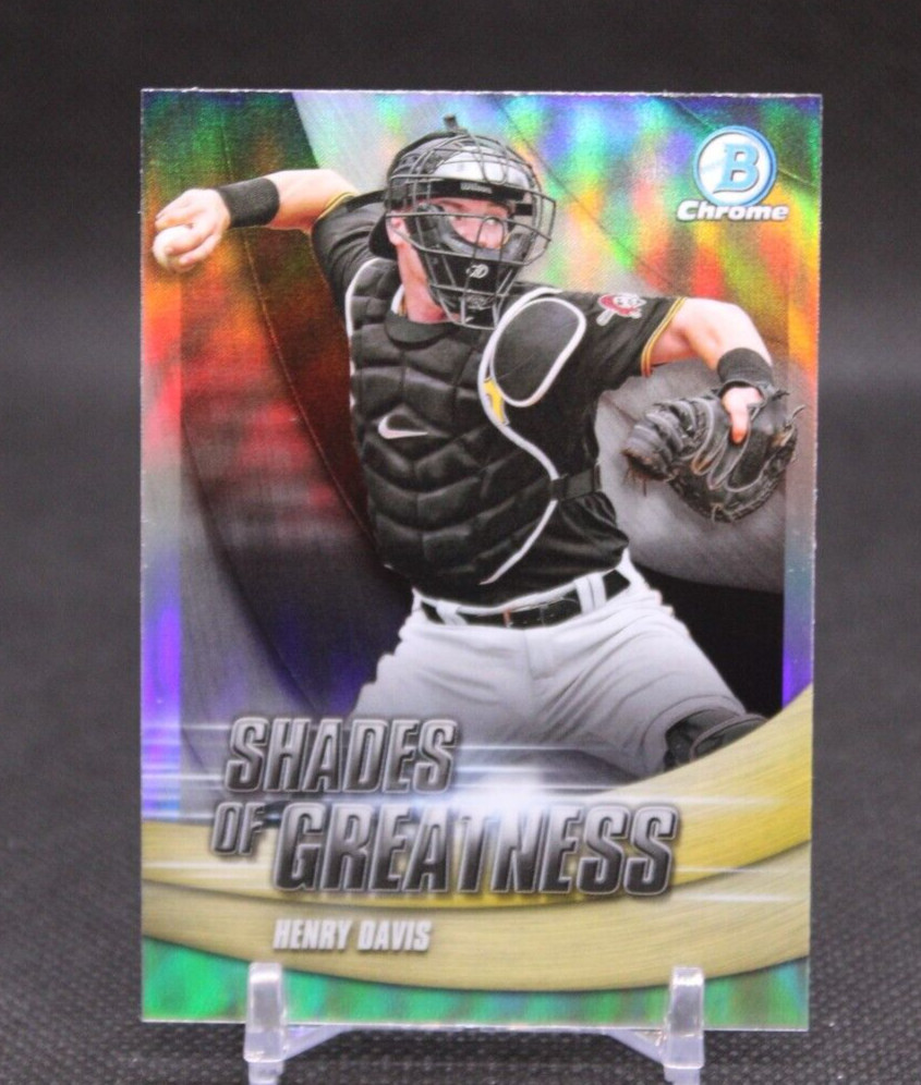 2022 Bowman Chrome Shades of Greatness #SG-3 Henry Davis – Pittsburgh Pirates