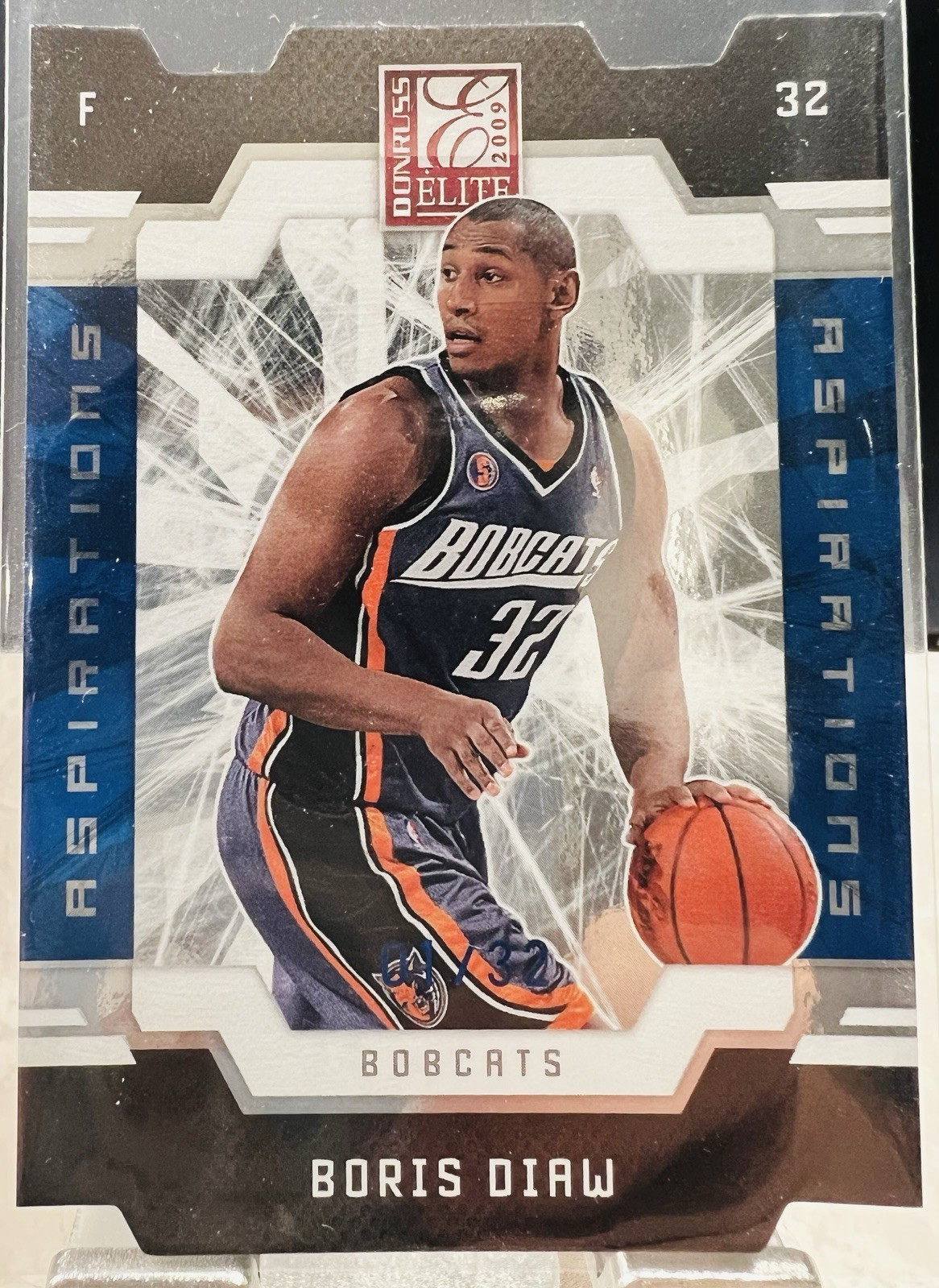 2009-10 Donruss Elite Boris Diaw #10 Blue Aspirations Die-Cut 01/32 eBay 1/1