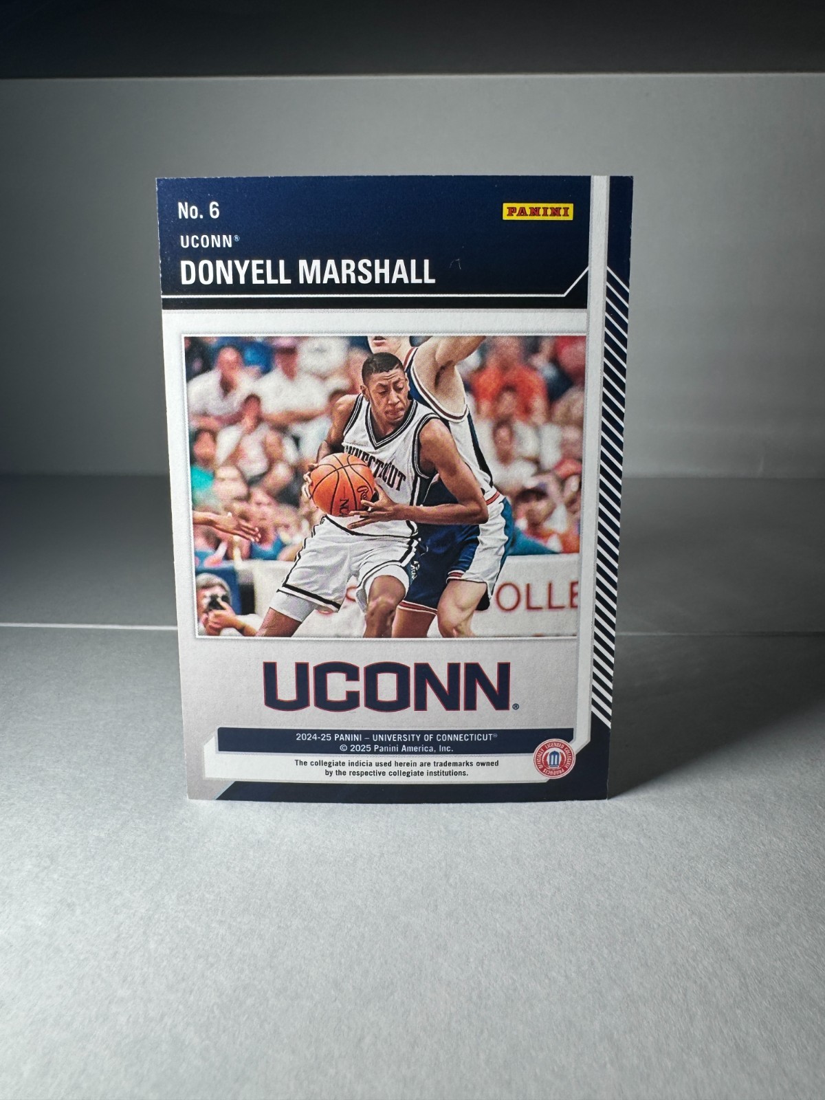 Donyell Marshall 2024-25 Panini NIL UCONN Huskies SCHOOL COLORS Card #6 Base