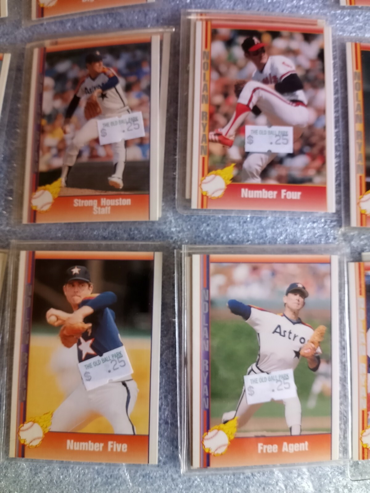 1991 Pacific Nolan Ryan Texas Express Singles You pick your cards
