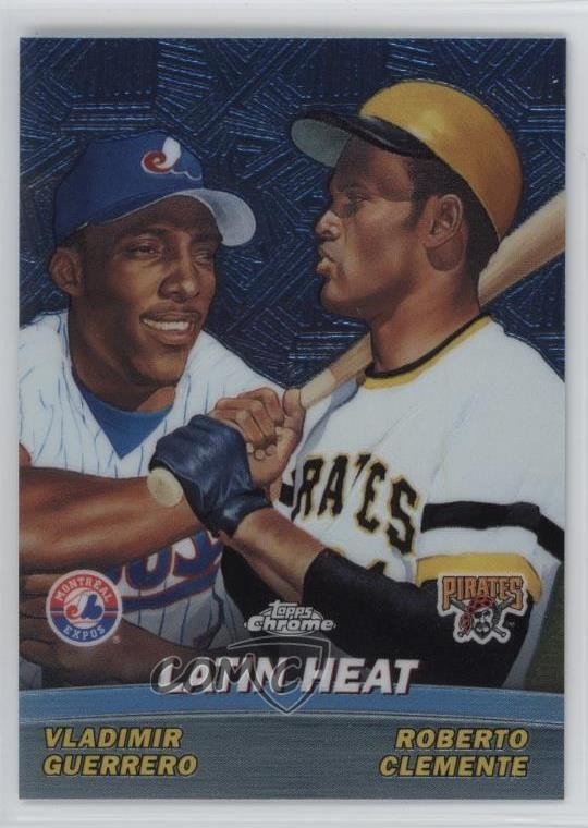 2001 Chrome Combos Roberto Clemente Vladimir Guerrero Latin Heat ( ) HOF 1l5j