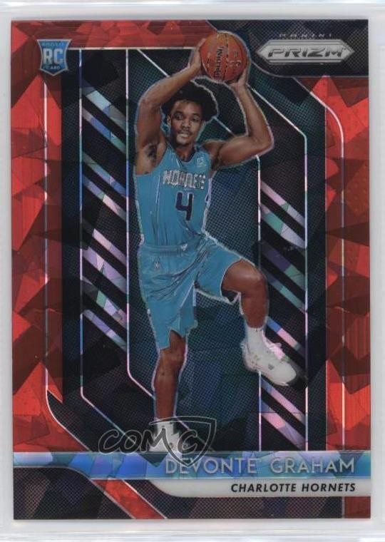 2018-19 Panini Prizm Red Ice Prizm Devonte’ Graham #288 Rookie RC 14lm