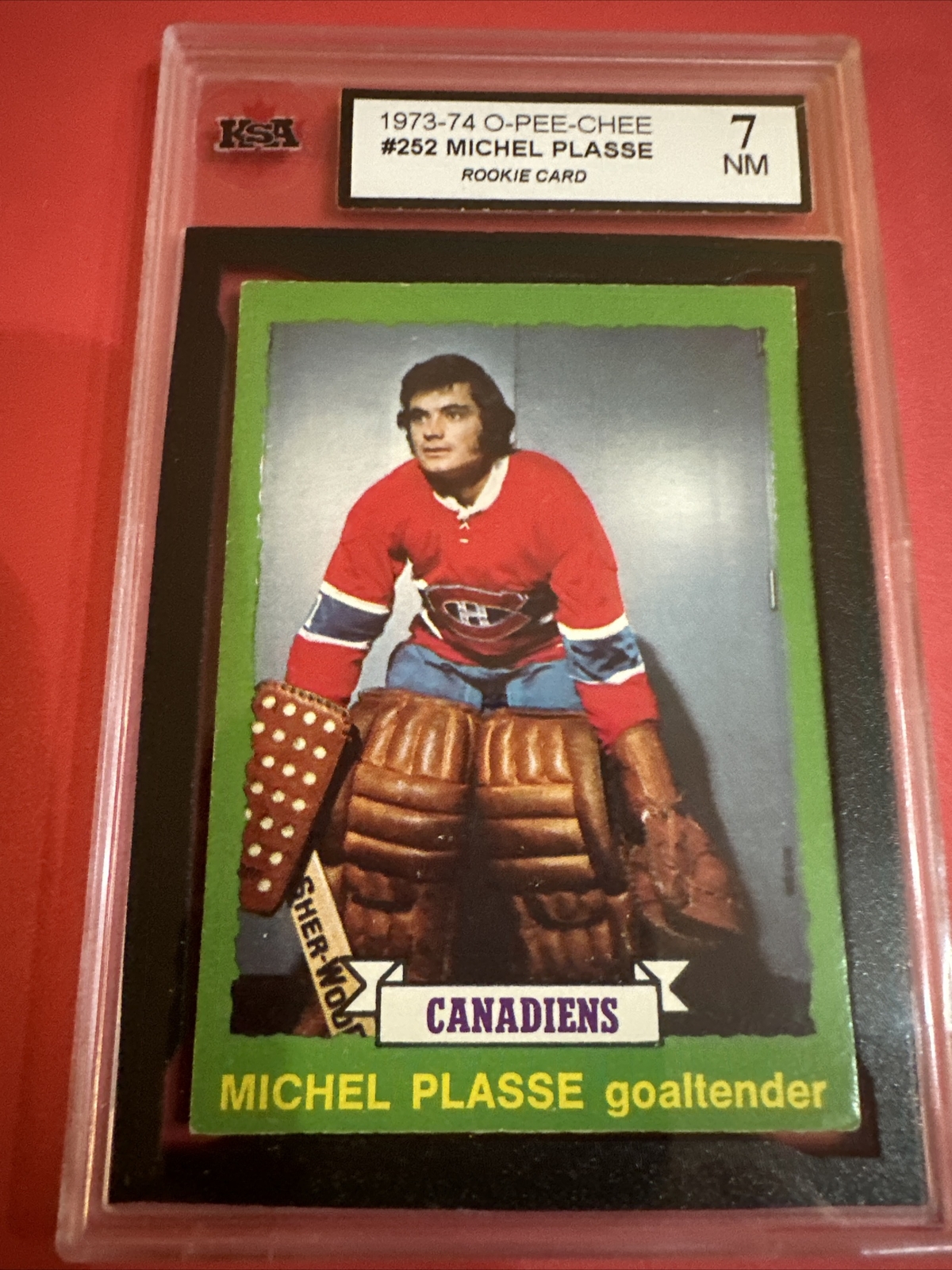 1973-74 Opc Michel Plaster