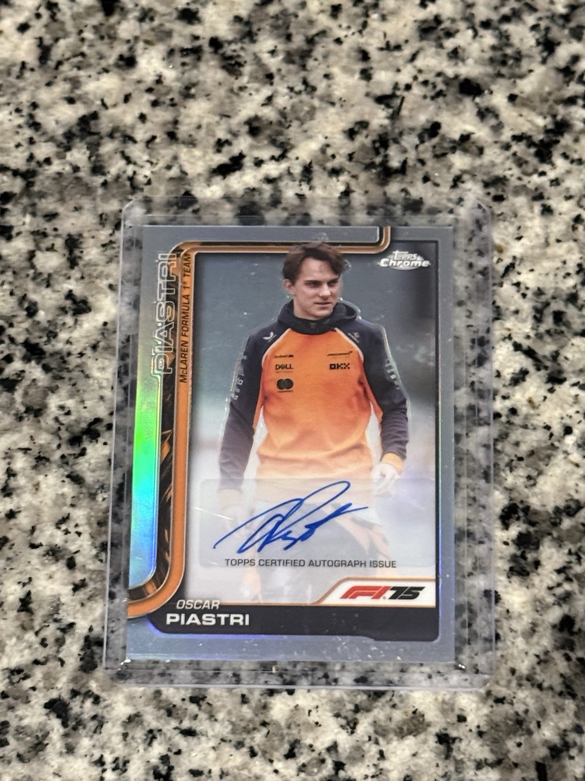 2025 Topps Chrome F1 Formula 1 Oscar Piastri Auto Autograph #CAC-PIA