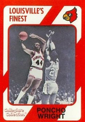 Autograph Warehouse Poncho Wright Basketball Card Louisville 1989 No. 43