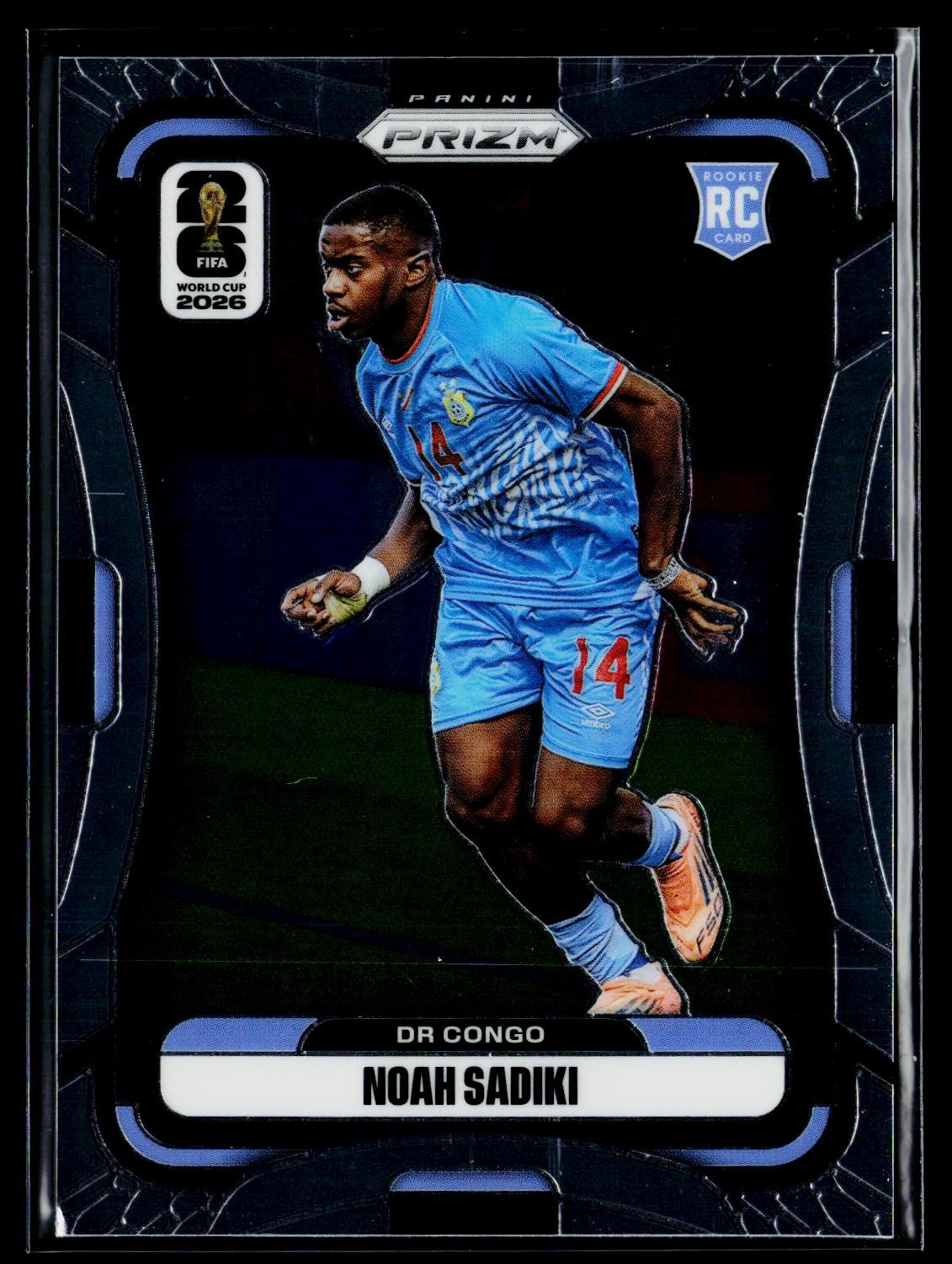 Noah Sadiki 2026 Prizm FIFA World Cup RC #462 DR Congo