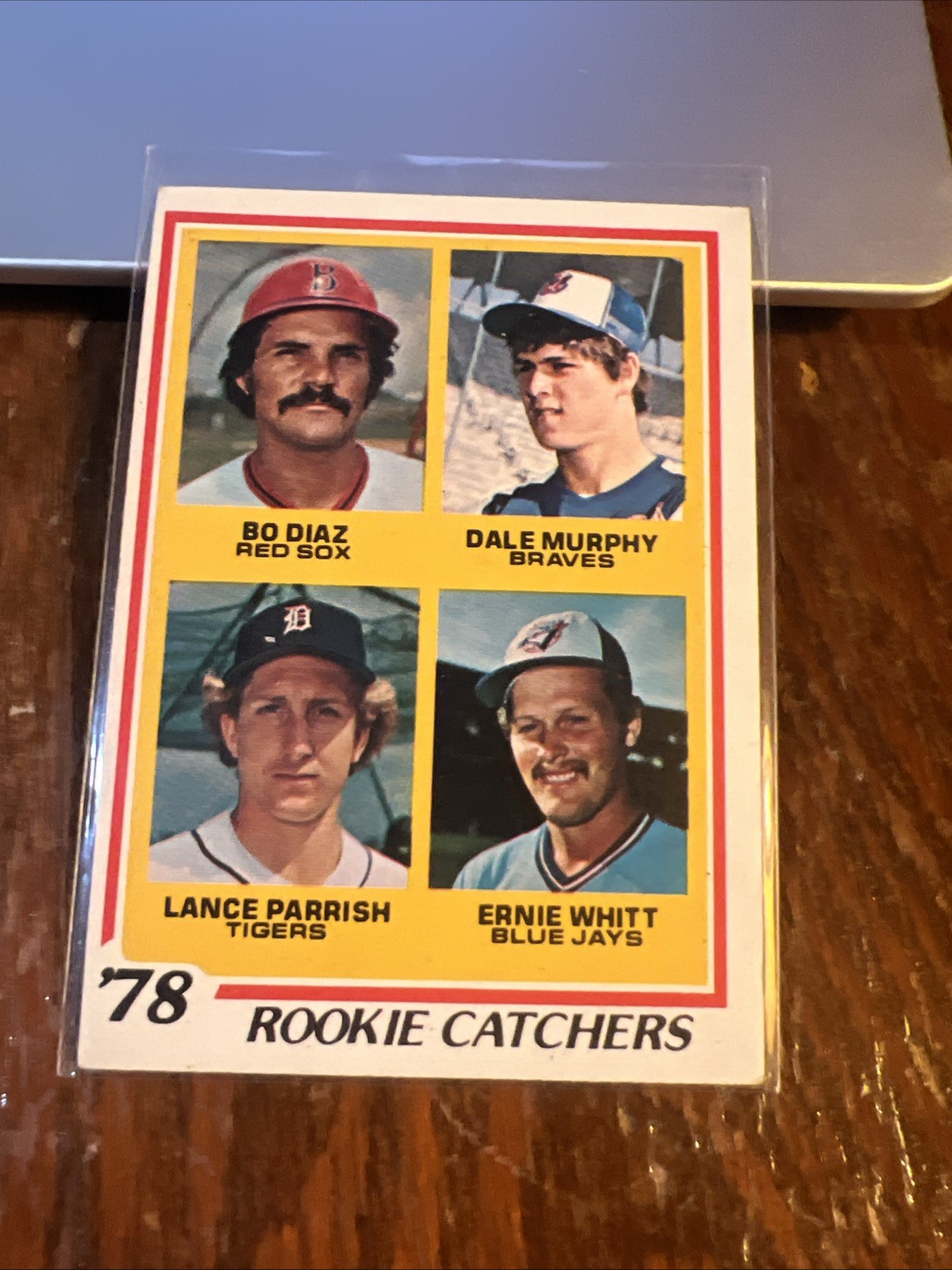 Bo Diaz Dale Murphy Lance Parrish Ernie Whitt 1978 Topps Rookie Catchers RC #708