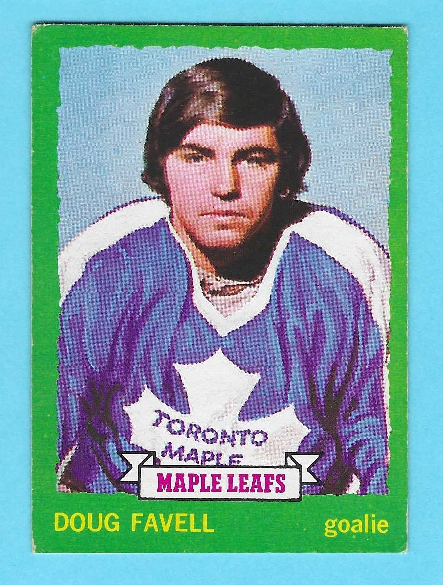 1973-74 OPC 158 Doug Favell Toronto Maple Leafs! EXMT! *SET BREAK*