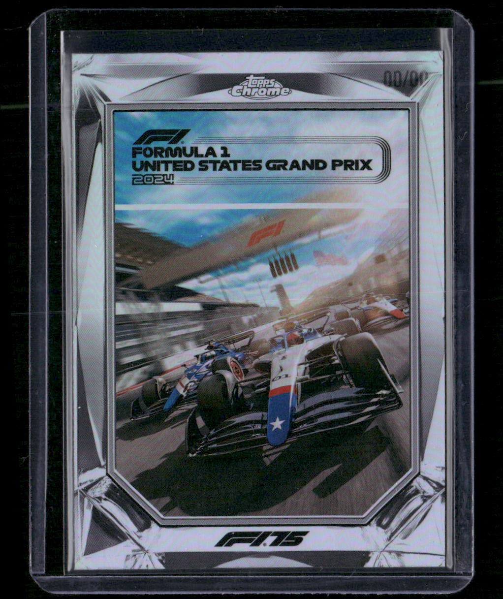 2025 Topps Chrome Formula 1 #F175-8 Formula 1 United States Grand Prix 2024 F1
