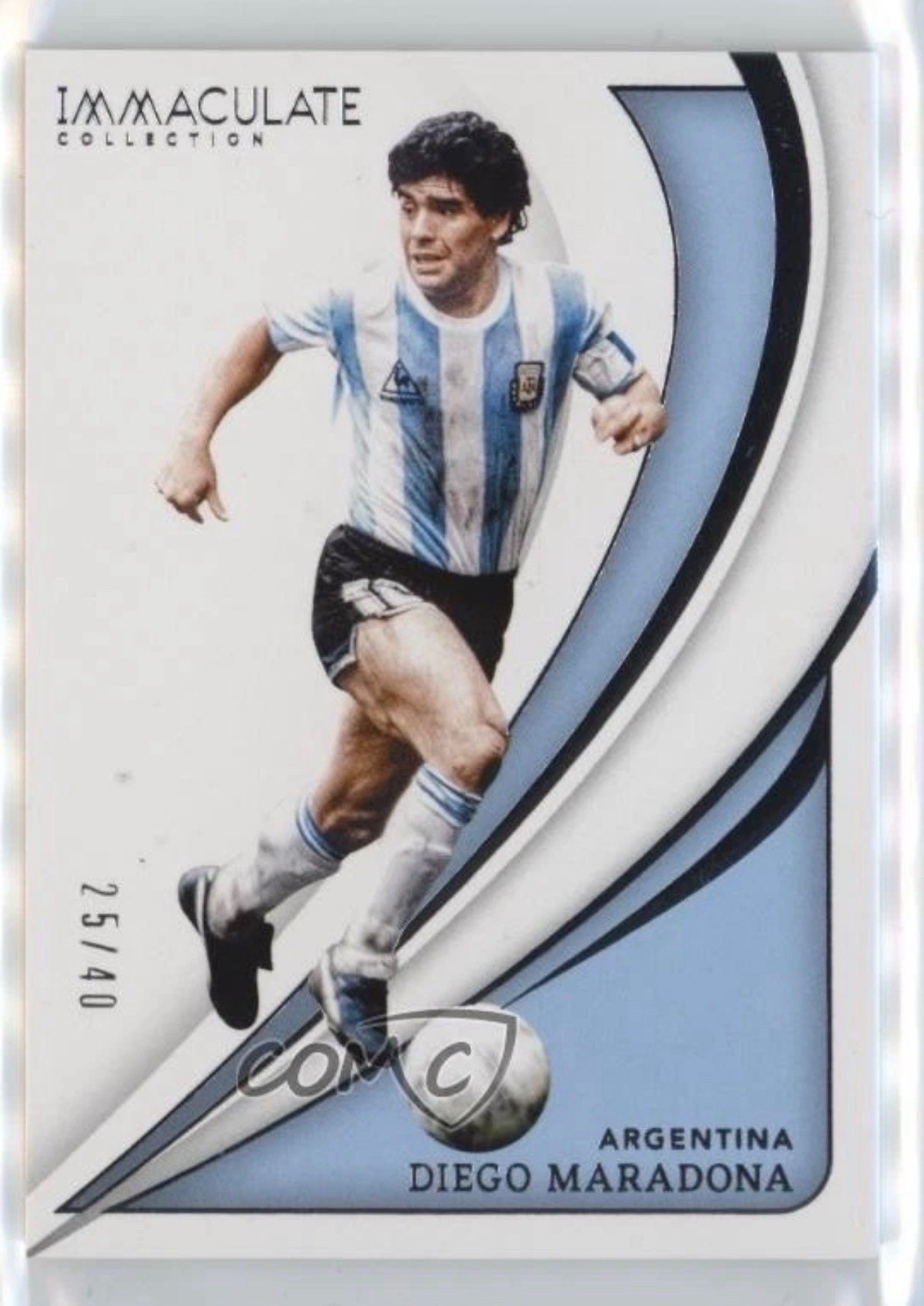 Panini Immaculate Collection Soccer Diego Maradona Argentina #58 Silver /40