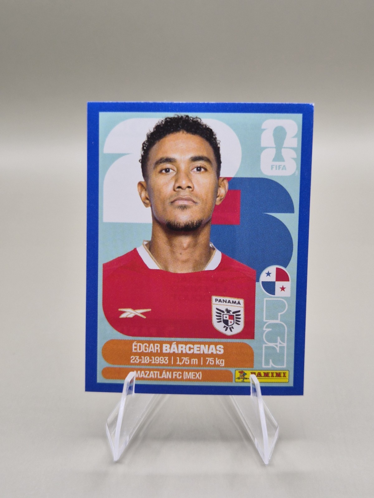 2026 Panini World Cup Sticker Panama Edgar Barcenas PAN14 Blue Border