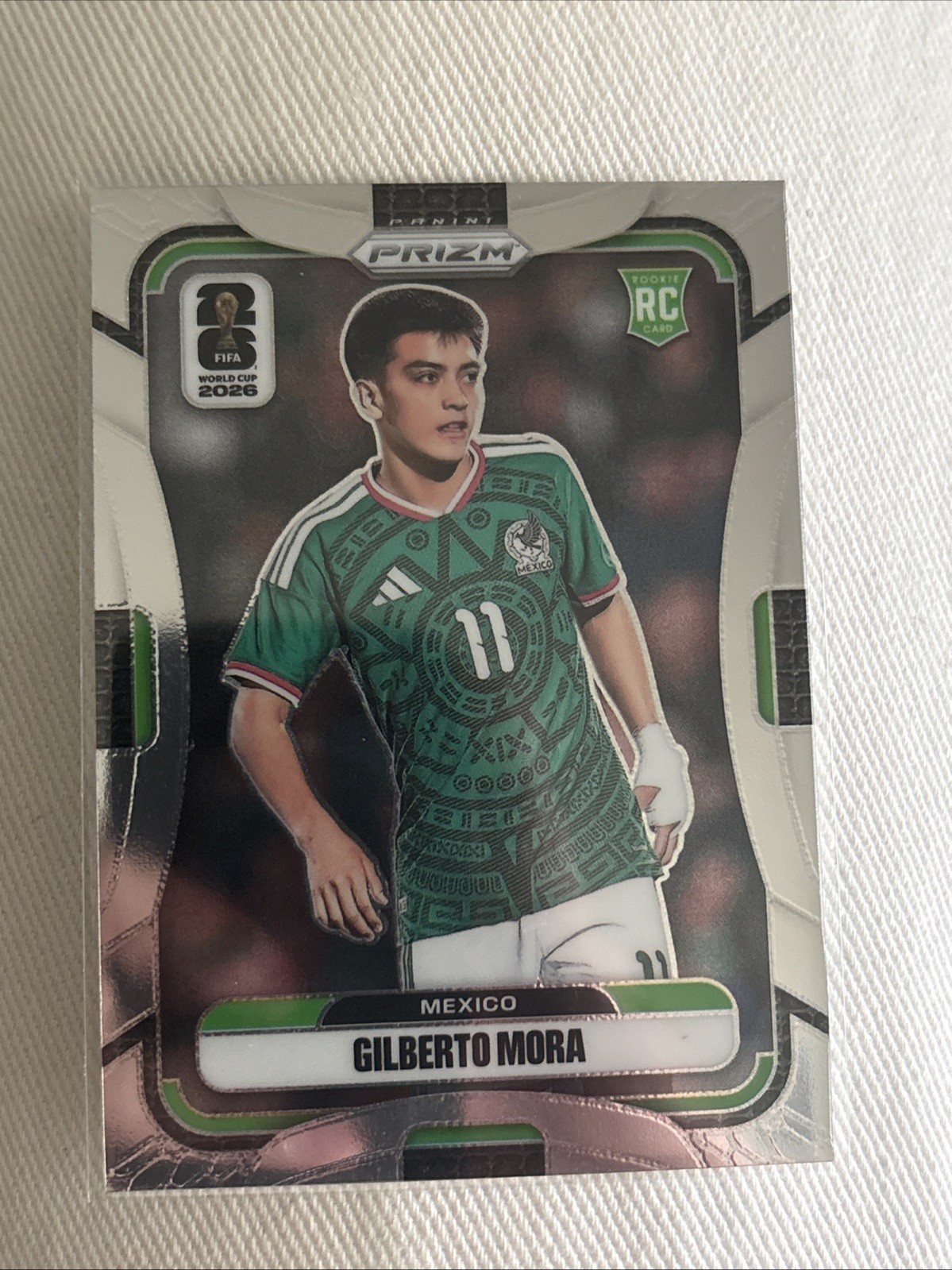 2026 Prizm World Cup Gilberto Mora RC Image Variation SSP