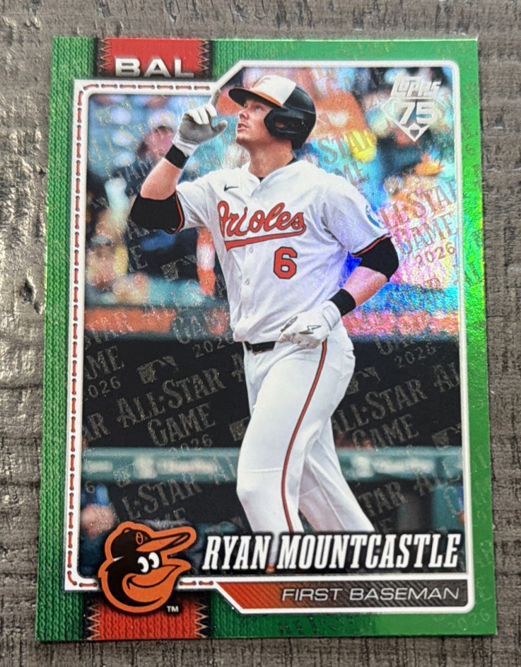 2026 Topps Series 2 Ryan Mountcastle Green All-Star Game Logo /99 #652
