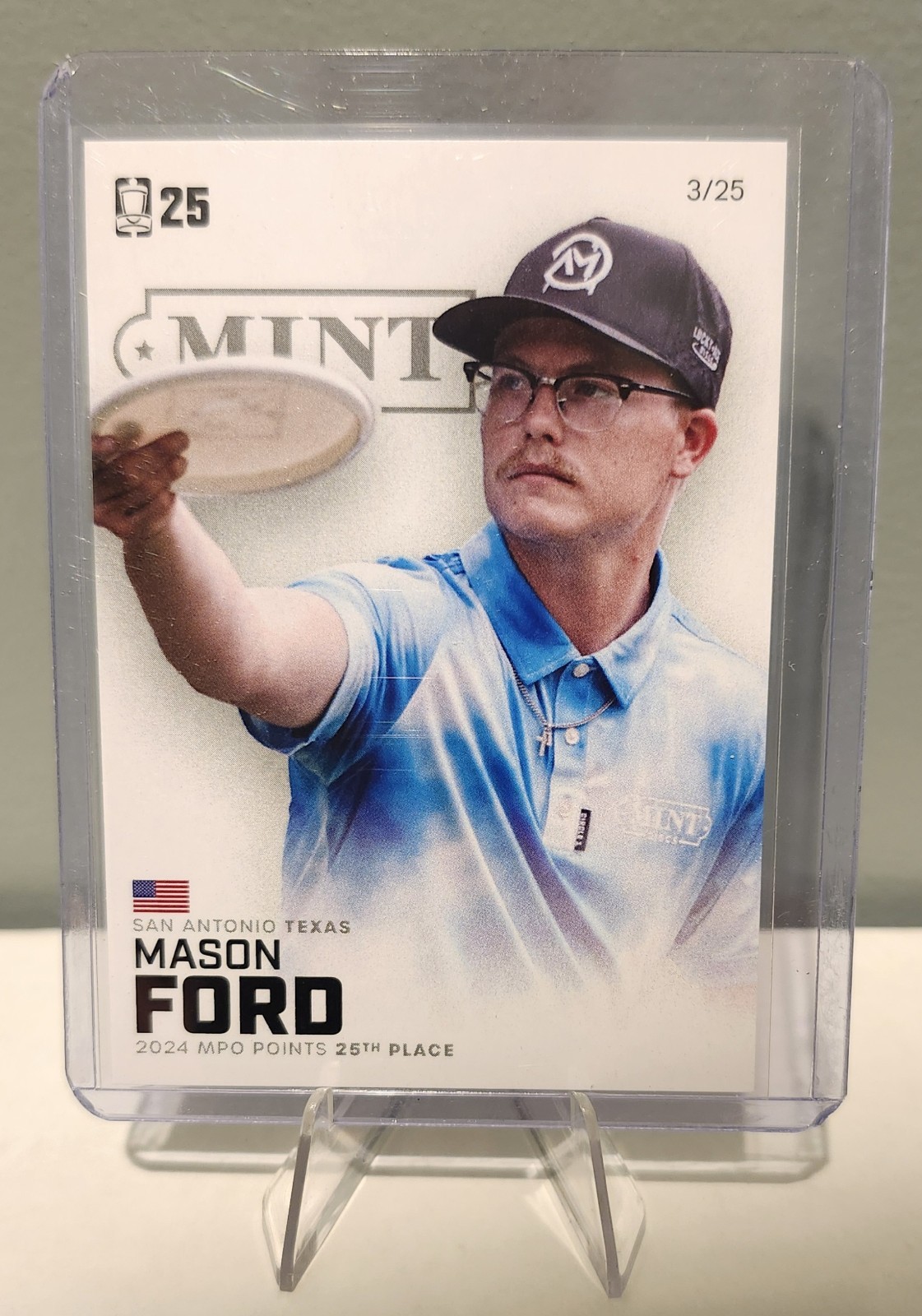 2025 Disc Golf Pro Tour Mason Ford /25 White DGPT