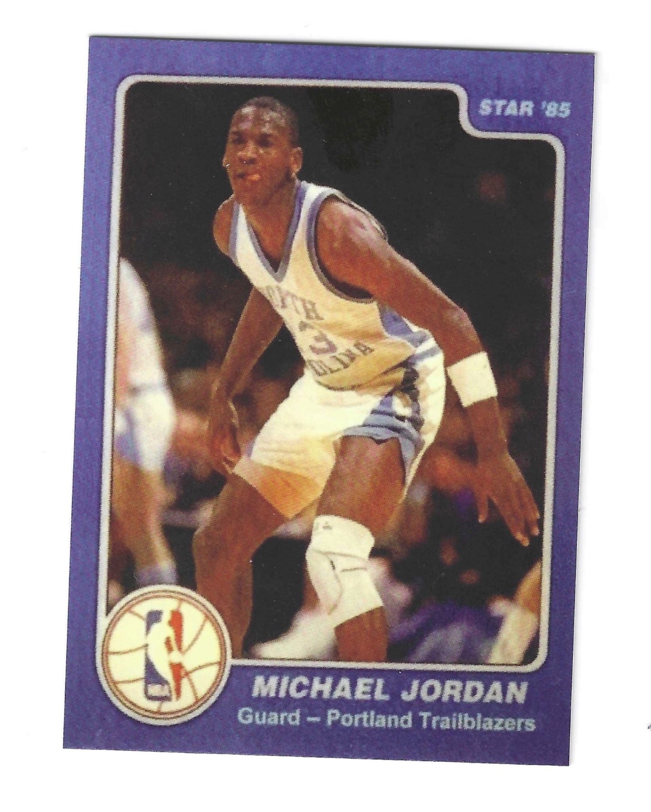 Michael Jordan Rare 1985 Star Error Card Portland Trailblazers #3 Bulls Rookie