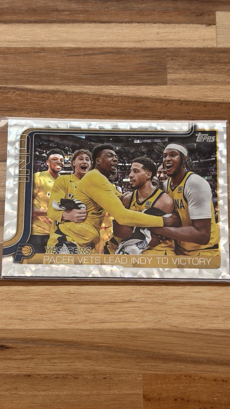 2025-26 Topps #280 Yes’Cers Crackleboard Indiana Pacers