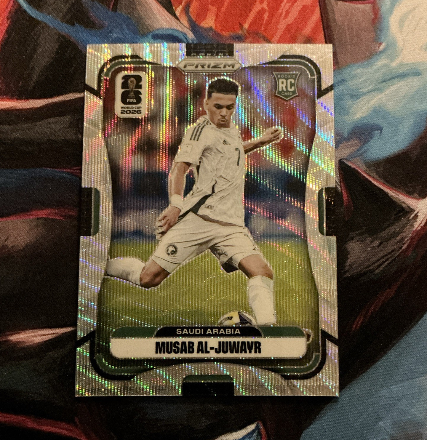 Panini 2026 Prizm FIFA World Cup Musab Al-Juwayr RC #388 Saudi Arabia