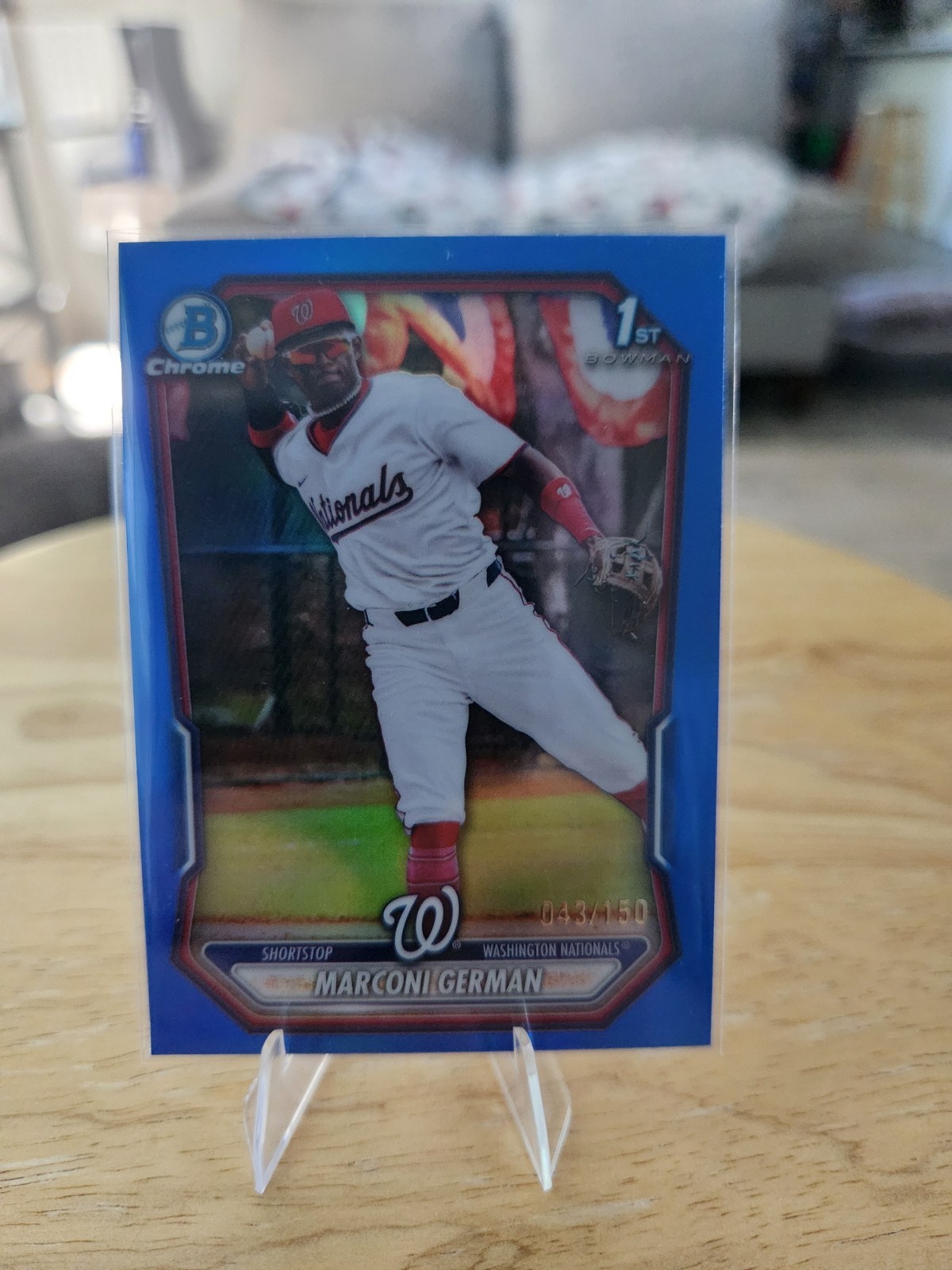 Marconi German 2026 Bowman Chrome Blue Shimmer /150 Nationals #BCP-100