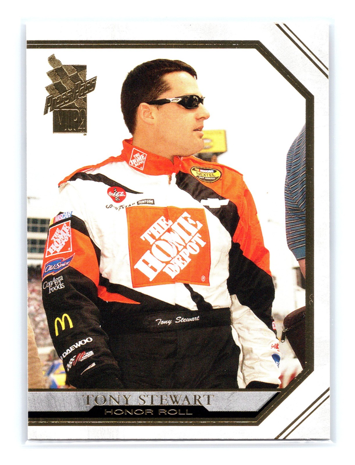 2004 Press Pass VIP Racing #60 Tony Stewart Honor Roll Joe Gibbs Racing