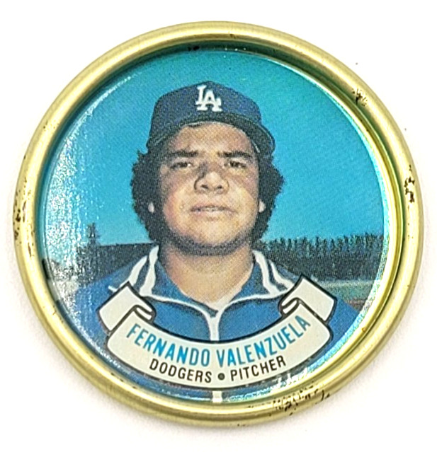 1987 Topps Baseball Coins Fernando Valenzuela Los Angeles Dodgers #47 MLB