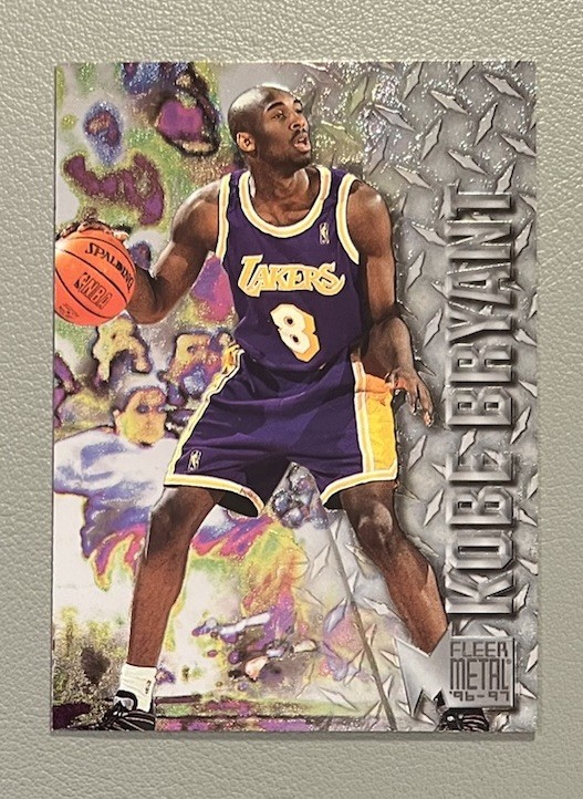 1996-97 Fleer Metal Kobe Bryant Rookie RC NBA Basketball Los Angeles Lakers #181