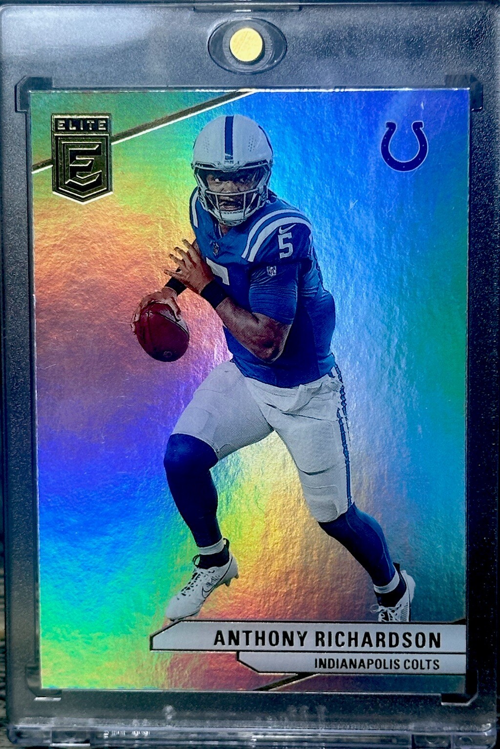 Anthony Richardson RAINBOW HOLO SP RARE PANINI SILVER INVESTMENT CARD ROY