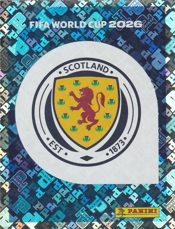 2026 Panini FIFA World Cup Sticker – SCO1 Scotland Team Logo