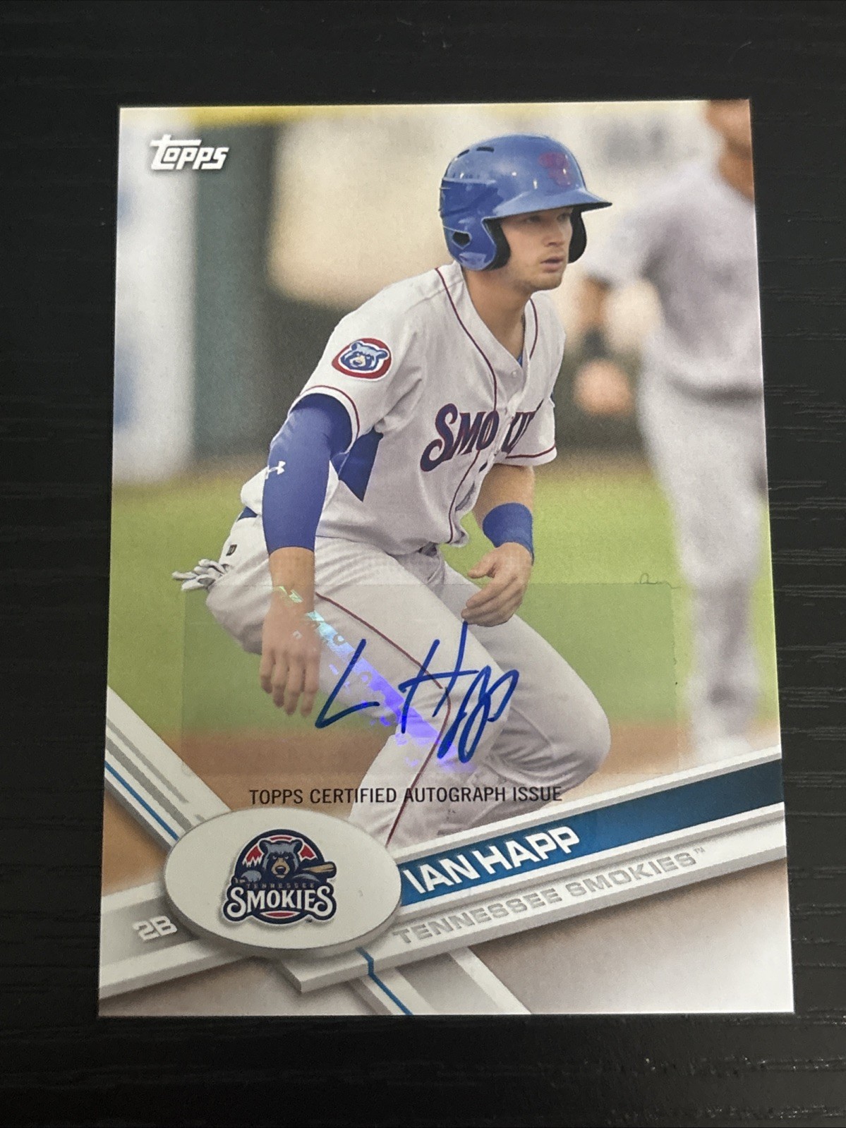 Ian Happ 2017 Topps Pro Debut Certified Autograph Tennessee Smokies (RC) 24