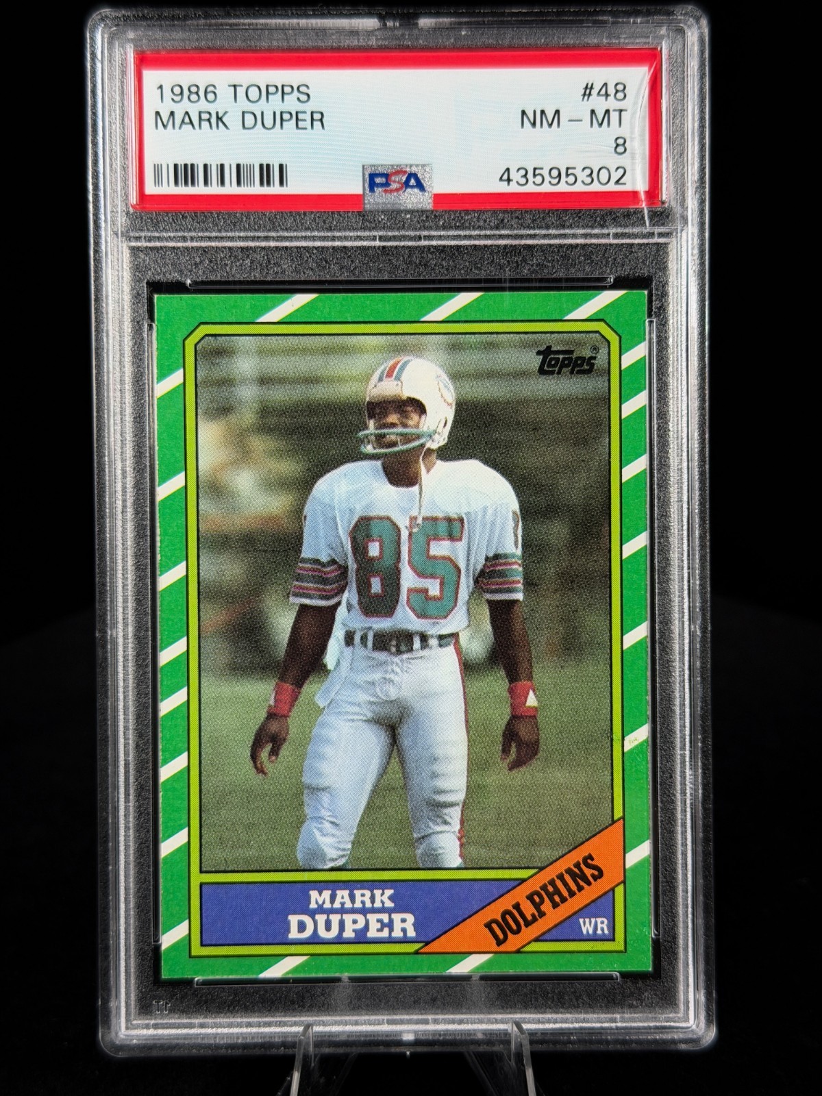 1986 Topps – MARK DUPER – #48 – PSA 8 **(See Pictures & Description)**