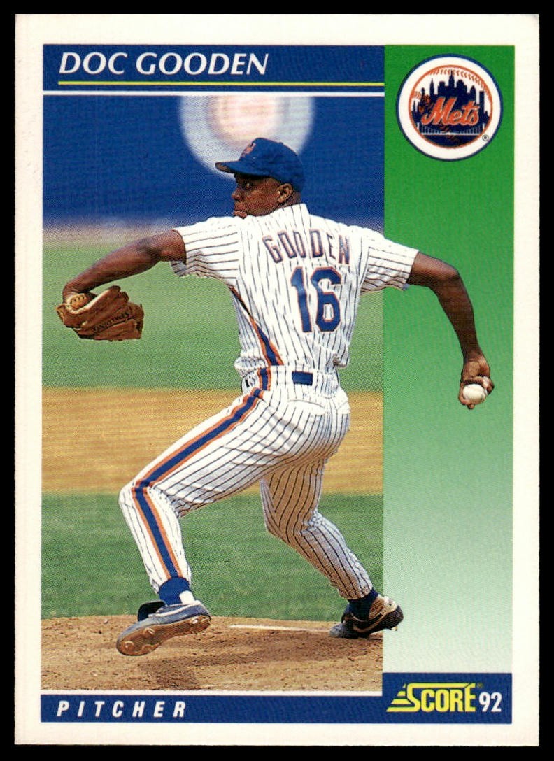 1990 Score #10 Dwight Gooden Mets