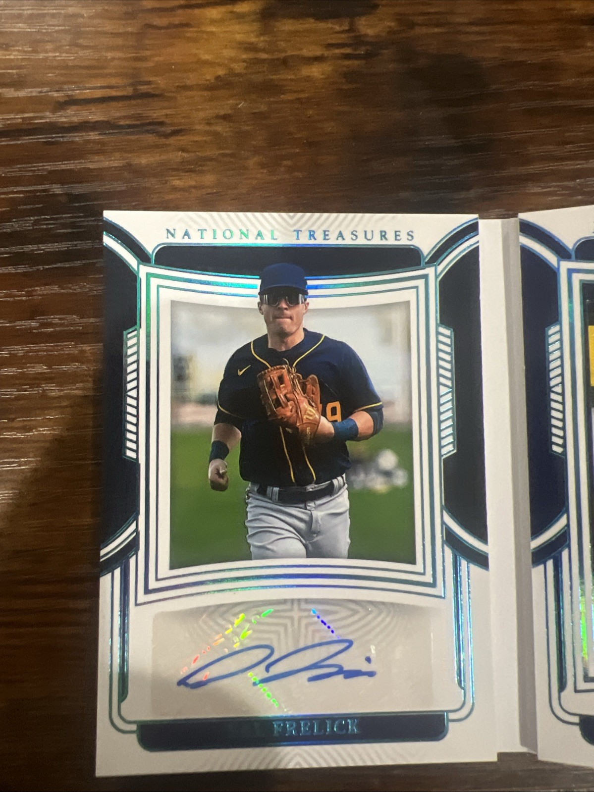 2023 Panini National Treasures Jumbo Material Signature Booklets Sal Frelick 1/1