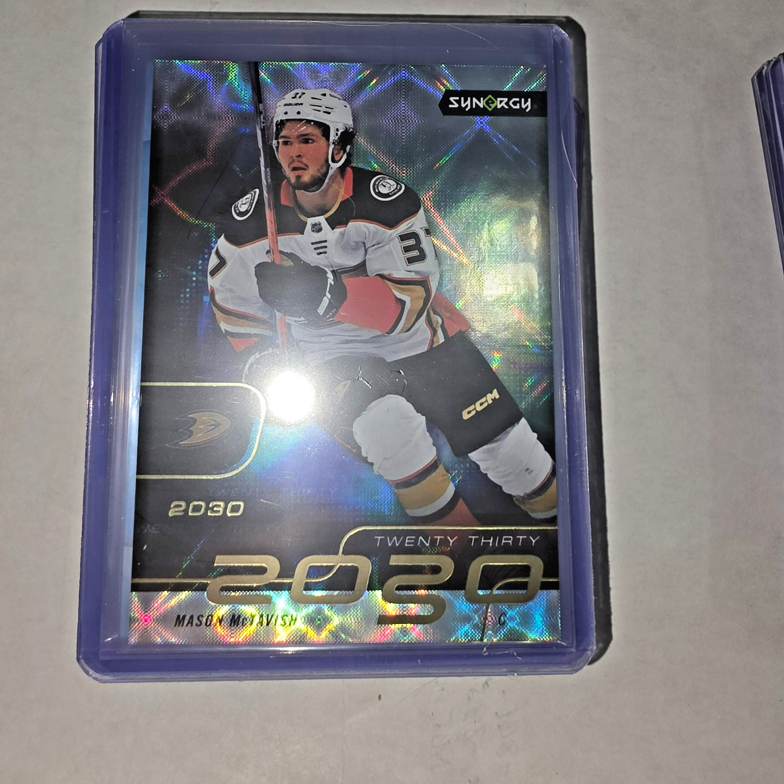 2023-24 UD SYNERGY HOCKEY “2030 WAVE” #1/18 MASON McTAVISH – FLYERS